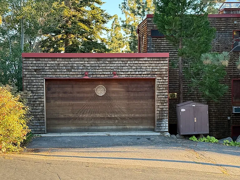 Two-car garage with heated floor