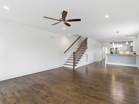 Spacious living space and kitchen