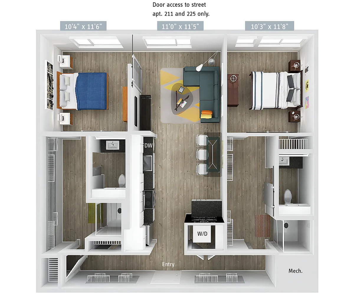 Floor plan B10-1023-Urban