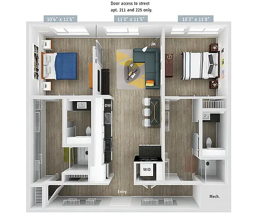 Floor plan B10-1023-Urban