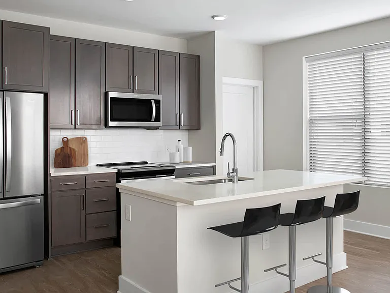 Kitchen with Stainless Steel Appliances