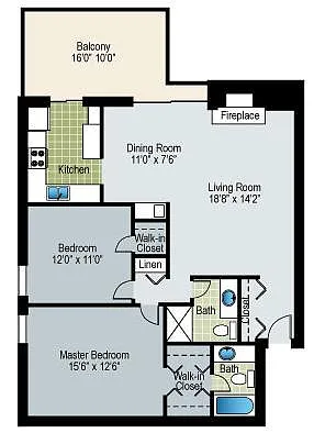 Floor plan The Buckingham