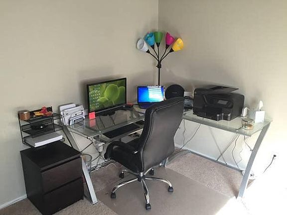 Living area extra area for office