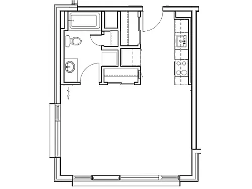 Floor plan STUDIO