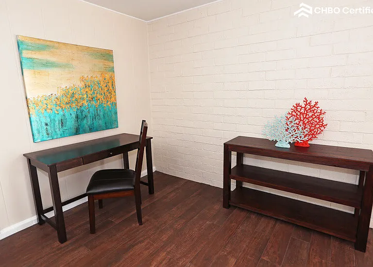 Desk Den at the living room