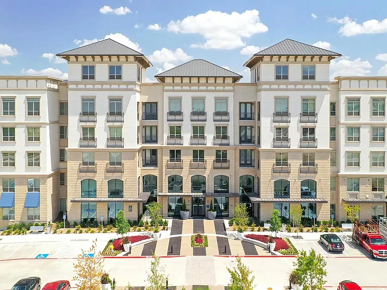 Elegant Exterior View of Domain at The Gate with On-Site Resident Surface Lot Parking