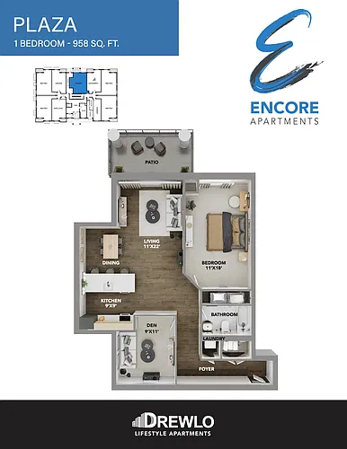 Floor plan 105