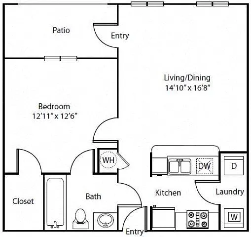 Floor plan 1A Renovation 4