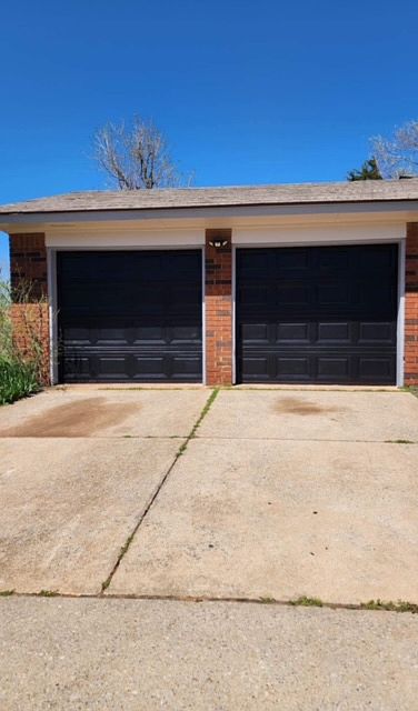 Two car garage