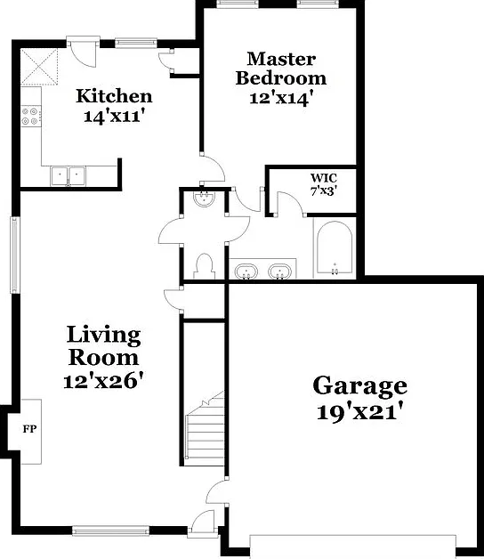 3 bed, 2.0 bath, 1532 sqft, $1,760 — Photo 2