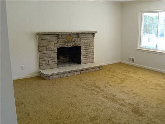 Living room with big picture