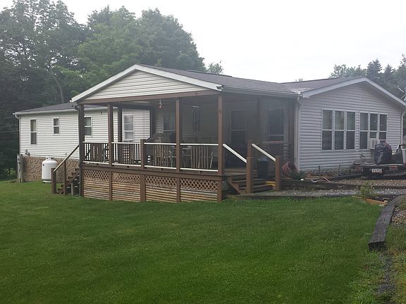 back yard and private porch
