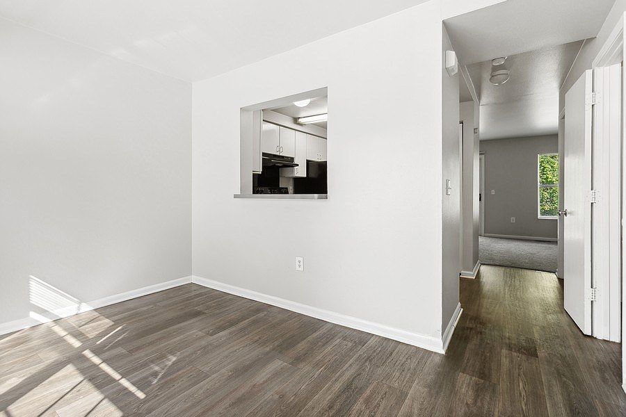 Living room with hardwood floors