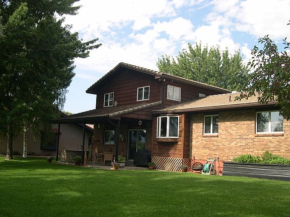 Rear of the house