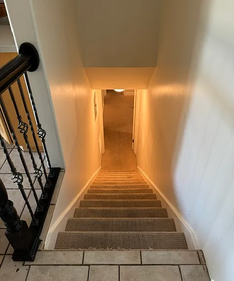 stairs to basement