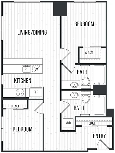 Floor plan 2C