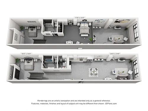 Floor plan B16M