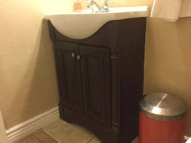 Master bathroom sink