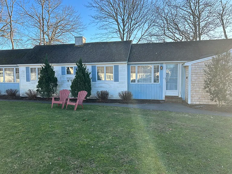 Front of unit with court yard