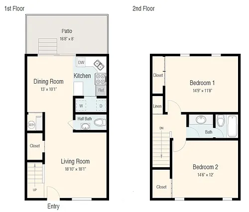Floor plan 2 BR