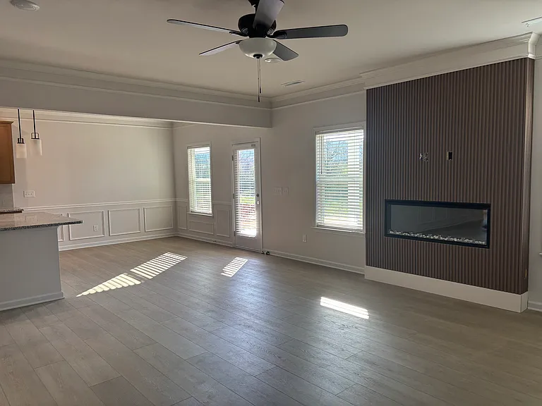 Family room and breakfast area