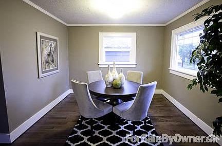 Dining Room
						:
						New windows, solid hardwoods, period LED lighting