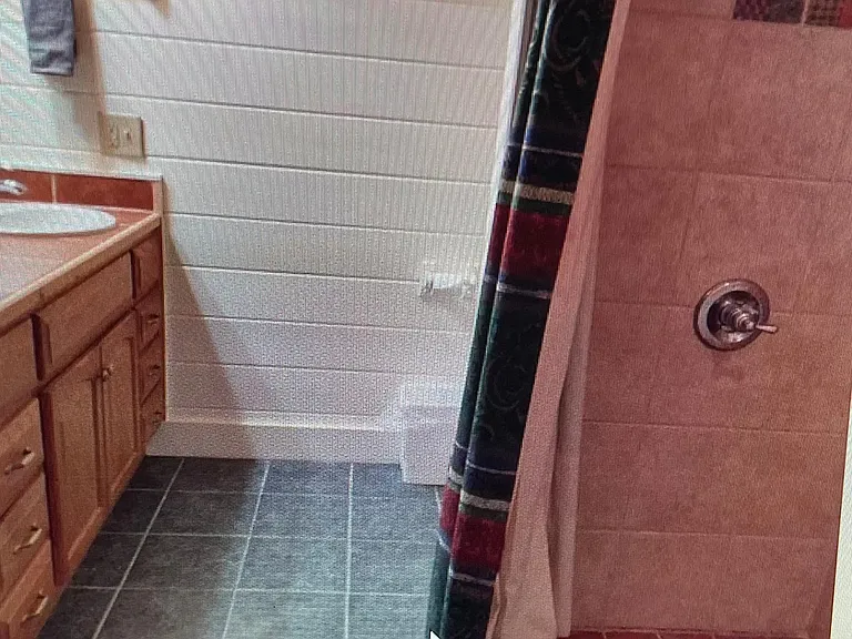 downstairs master bathroom