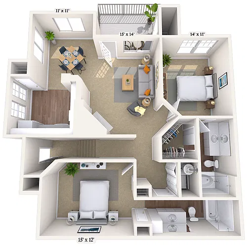 Floor plan Brunswick