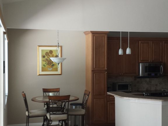 Kitchen dining area.