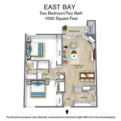 Floor plan East Bay