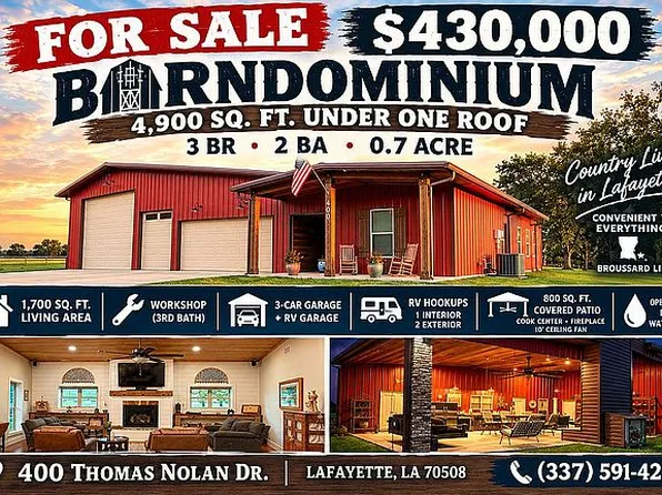 400 Thomas Nolan Dr, Lafayette, LA 70508