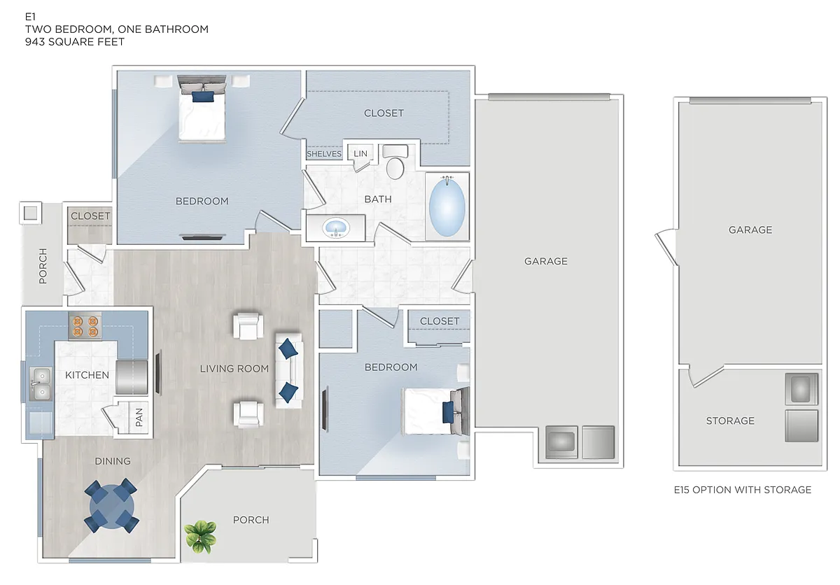 Floor plan E1/ E1S
