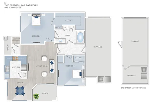 Floor plan E1/ E1S