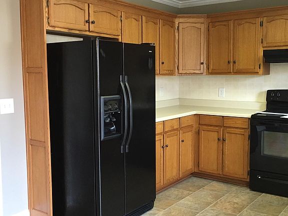 Large refrigerator. Lots of cabinets.