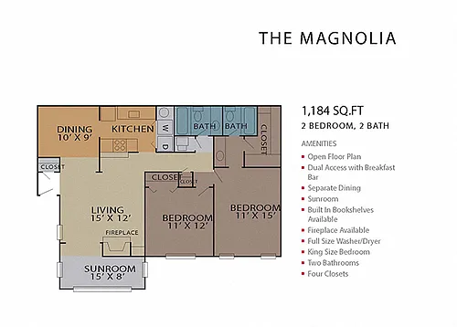 Floor plan The Magnolia