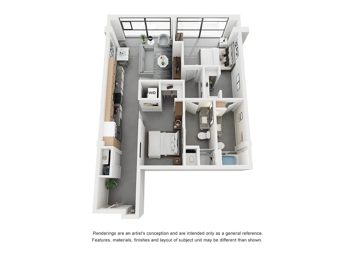 Floor plan 2X2