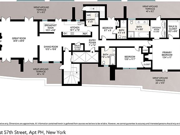 2nd image of 340 E 57th St APT 1
