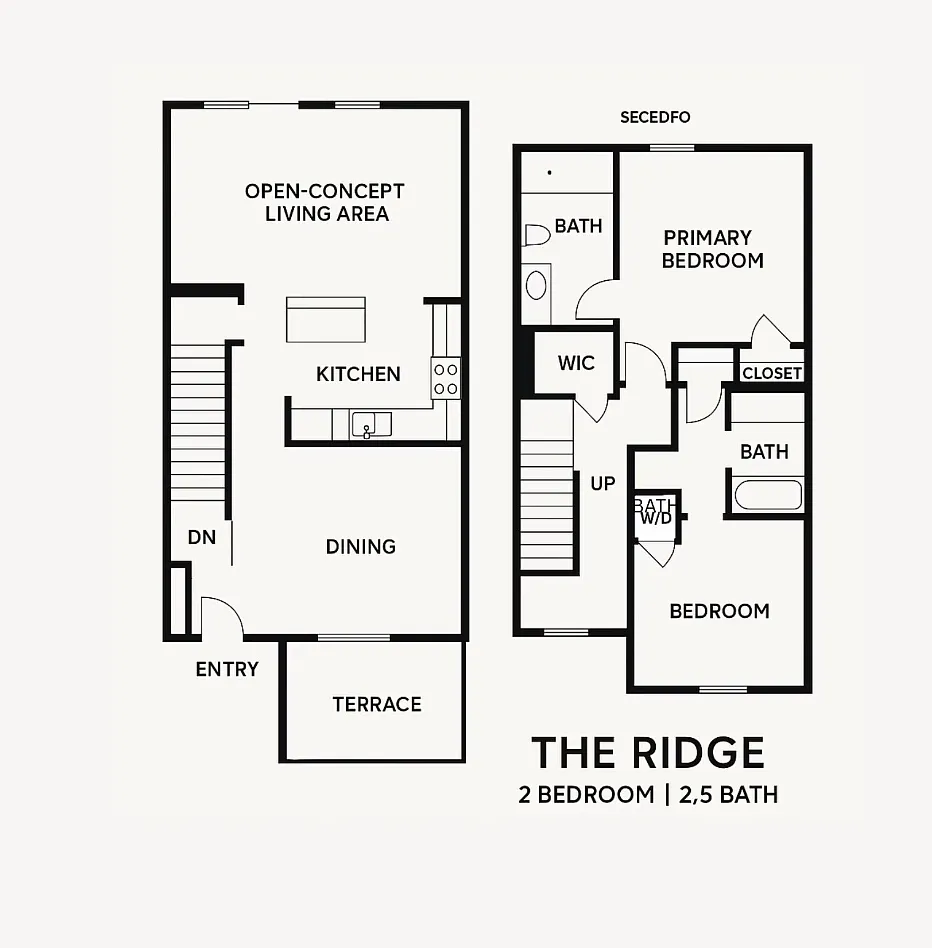 Floor plan Townhome
