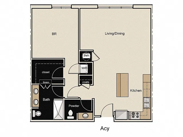 Floor plan ACY