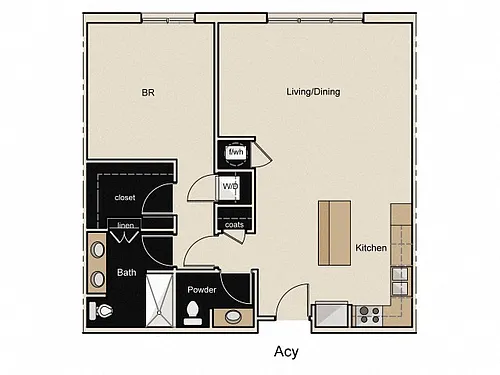 Floor plan ACY