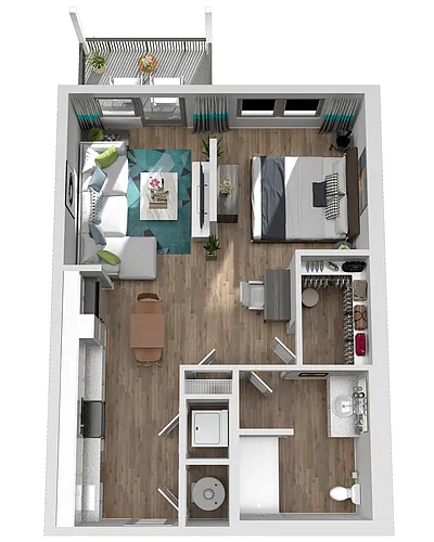 Floor plan Studio
