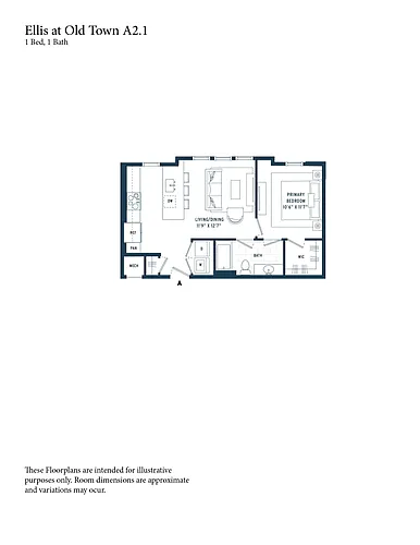 Floor plan A2.1 Ess