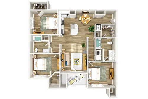 Floor plan The Mandarin