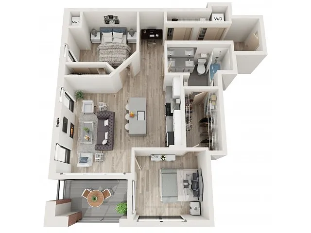 Floor plan C