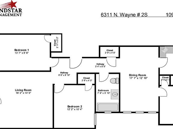 3rd image of 6311-13 N Wayne Ave #6311-2S
