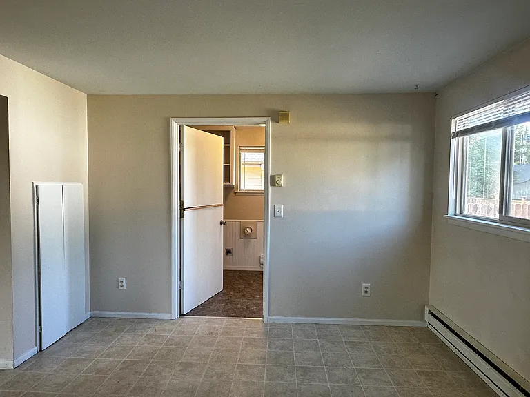 Kitchen looking into mudroom