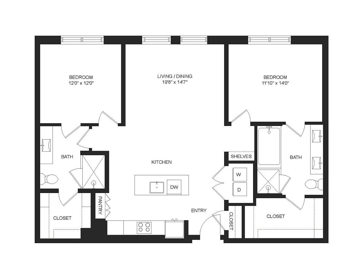 Floor plan B8