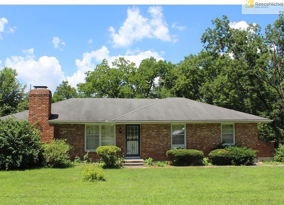 Street view with beautiful brick facade.
