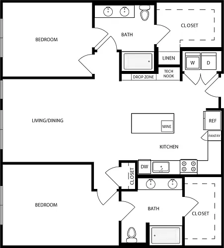 Floor plan B121