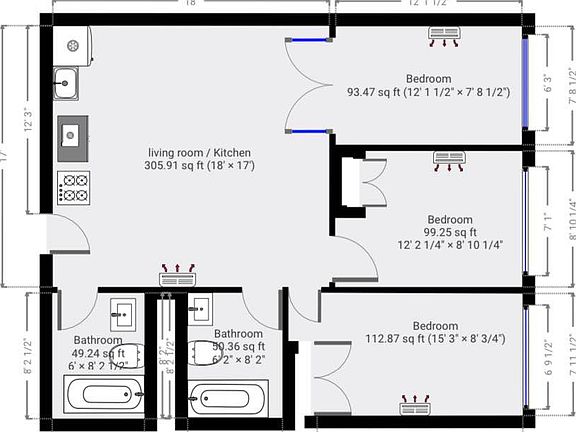 2nd image of 244 Howard Ave #301